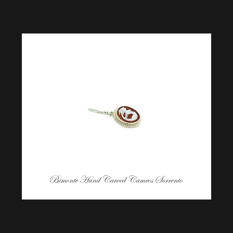 ''Siren of Sorrento'' Cameo Earrings