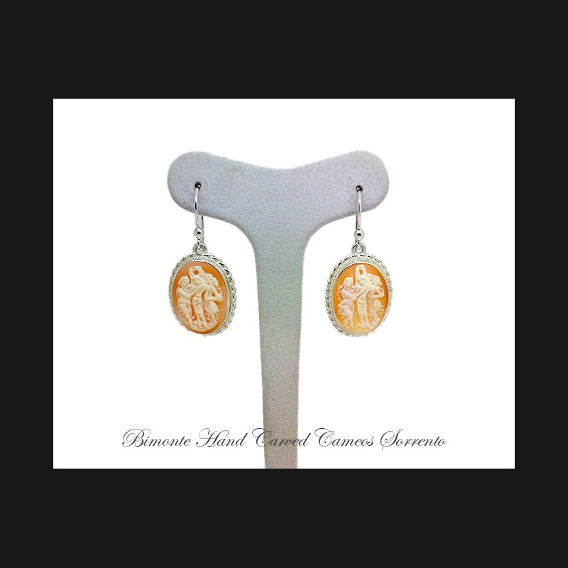'' Three Graces'' Cameo Earrings