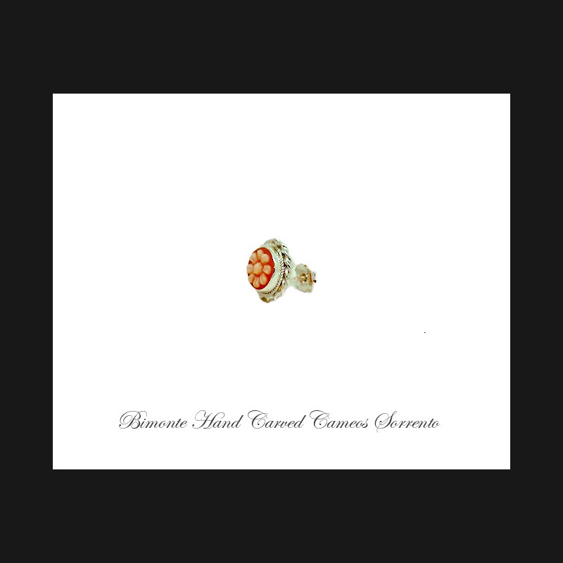 ''Flower of Joy'' Cameo Earrings