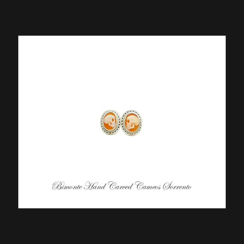 ''Memento Mori'' Cameo Earrings