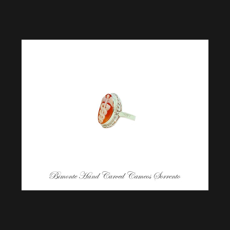 ''Caduceus'' Cameo Ring