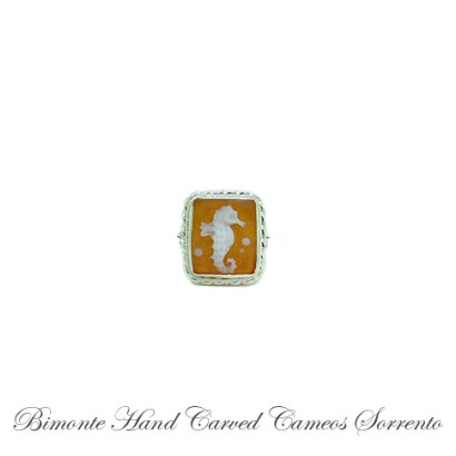 ''Seahorse'' Cameo Ring