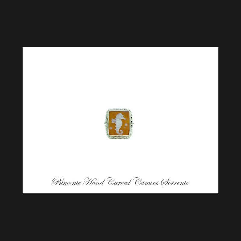 ''Seahorse'' Cameo Ring