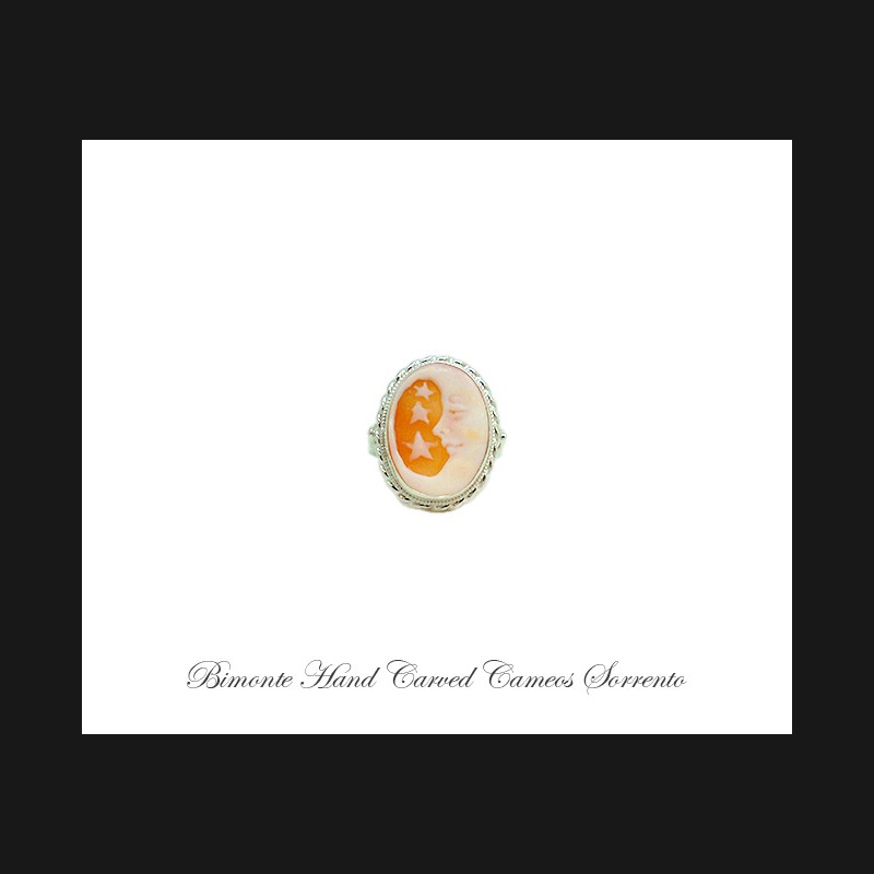 ''Moon & Stars'' Cameo Ring