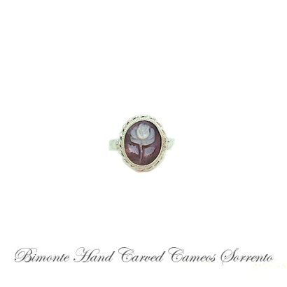 ''Rose'' Cameo Ring