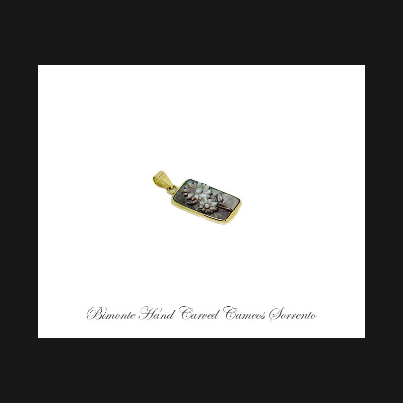 ''Bright Daisy'' Cameo Pendant