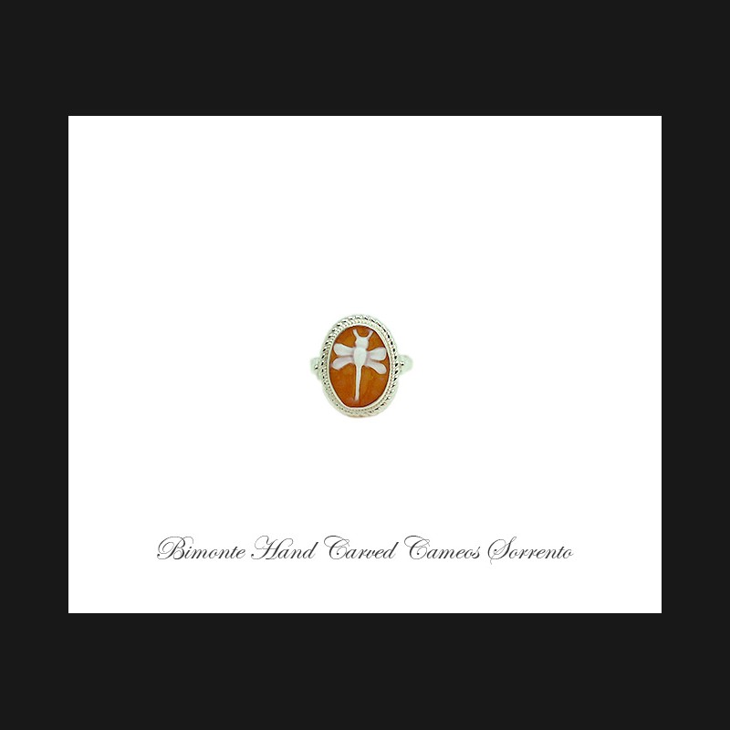 ''Dragonfly'' Cameo Ring