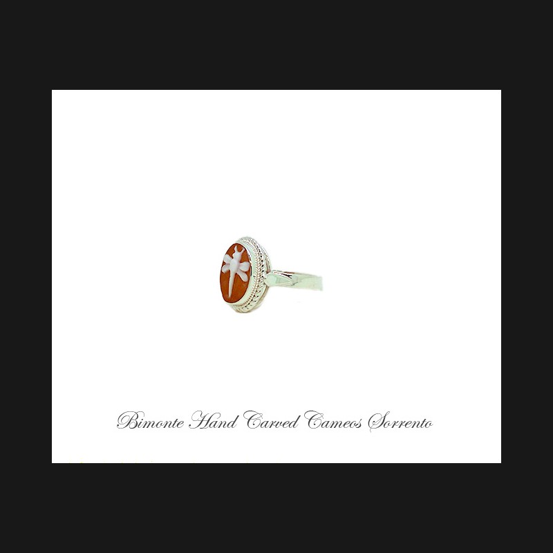 ''Dragonfly'' Cameo Ring