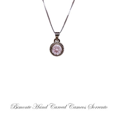 ''Flower of Joy'' Cameo Necklace