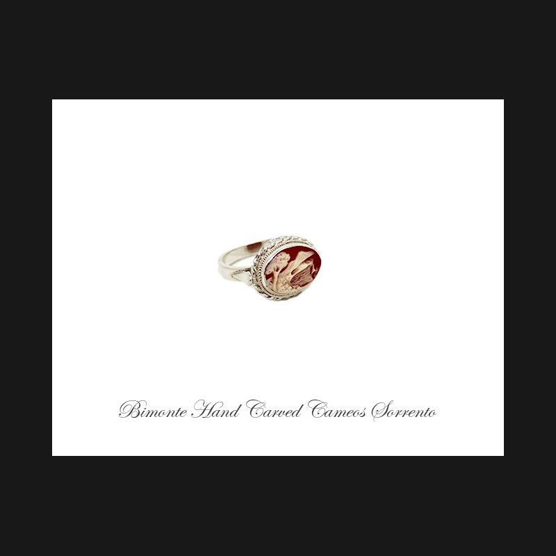 ''Bay of Naples'' Cameo Ring