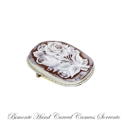 ''Bei Fiori'' Cameo Brooch & Pendant