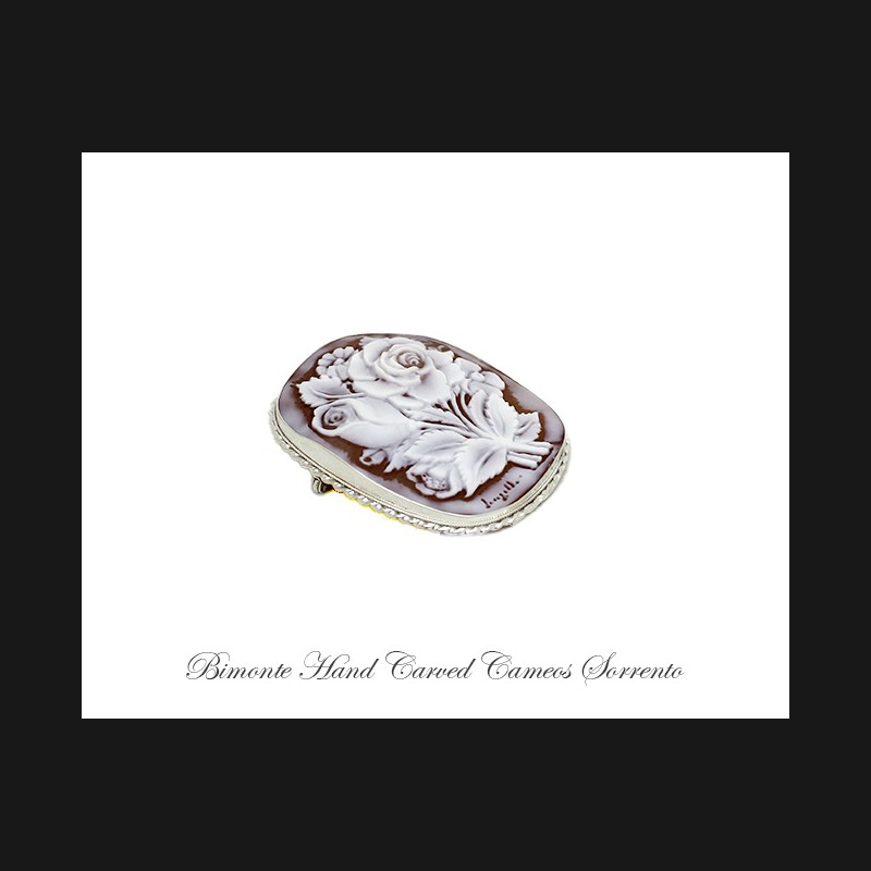 ''Bei Fiori'' Cameo Brooch & Pendant