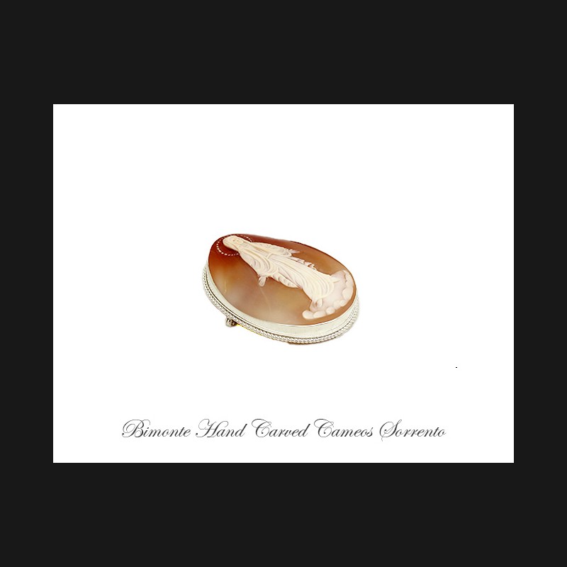 ''Virgin Mary'' Cameo Brooch & Pendant