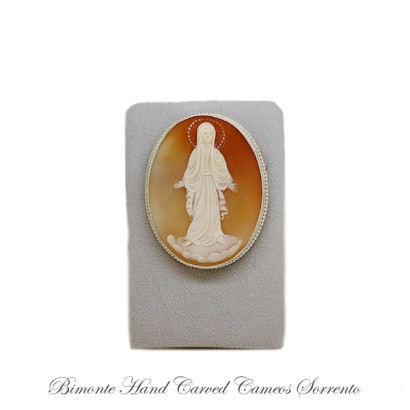 ''Virgin Mary'' Cameo Brooch & Pendant