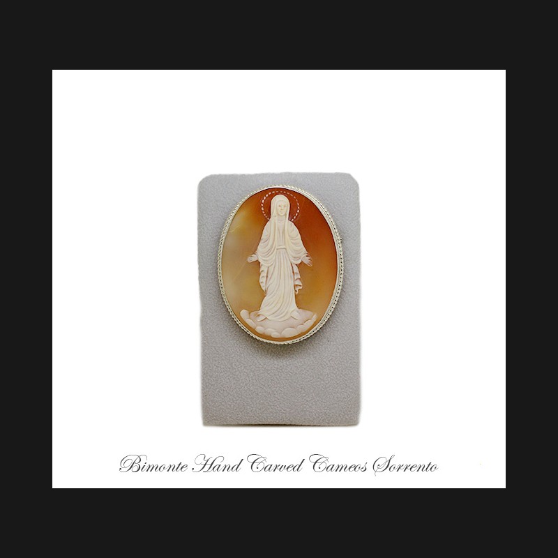 ''Virgin Mary'' Cameo Brooch & Pendant
