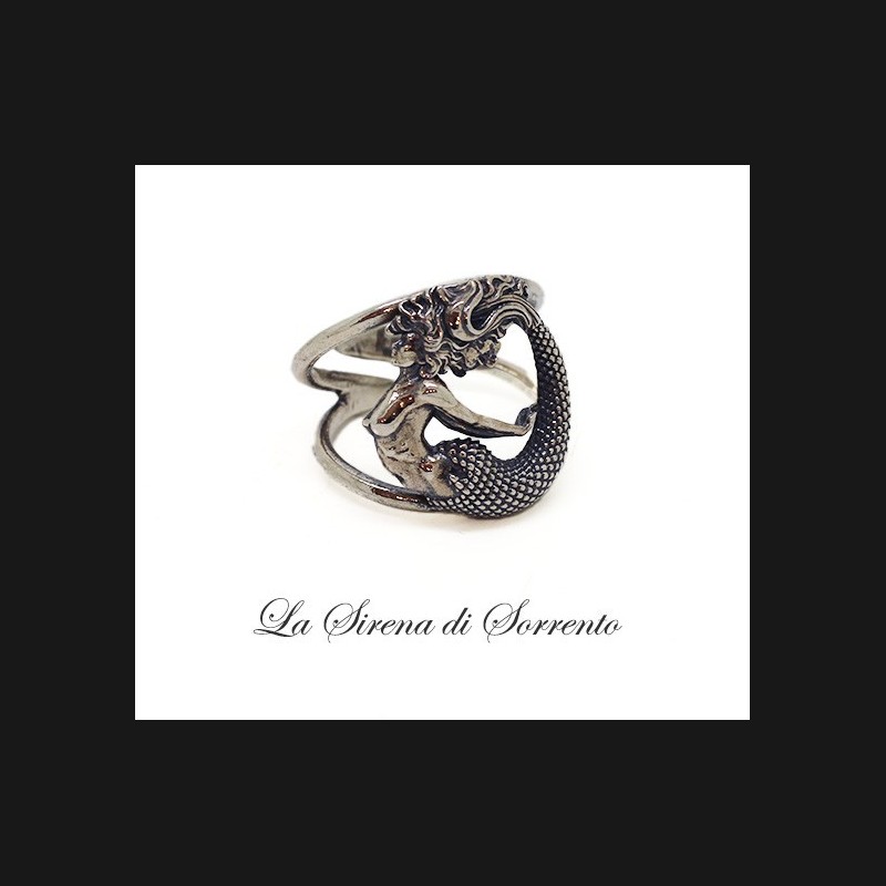 "La Sirena di Sorrento" Silver Ring