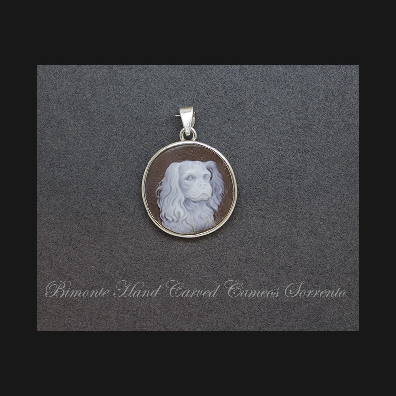 "Cavalier King Charles Spaniel" Cameo Pendant