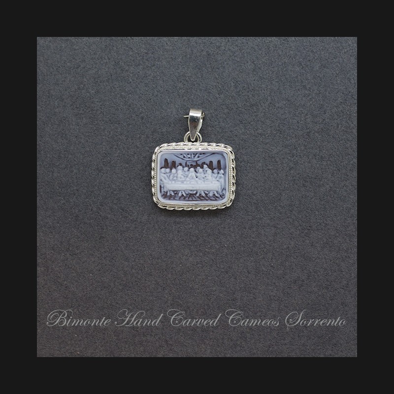 "Last Supper" Cameo Pendant