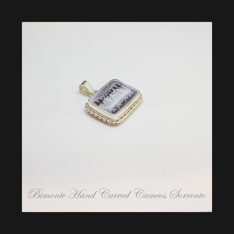 "Last Supper" Cameo Pendant