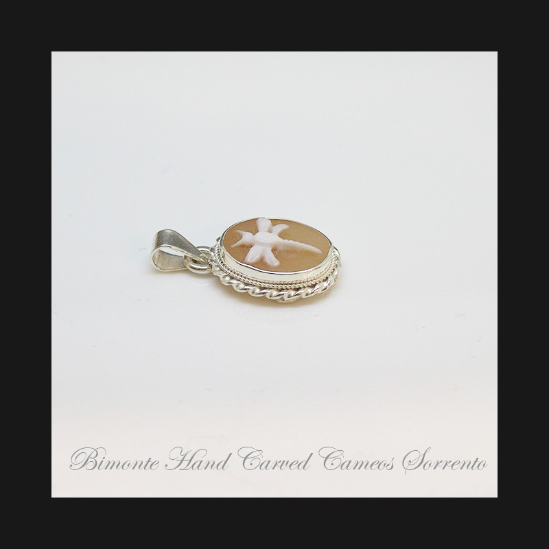 "Dragonfly"Cameo Pendant