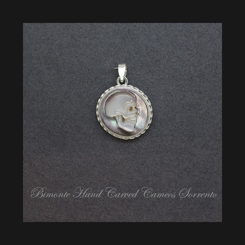 "Memento Mori"Cameo Pendant