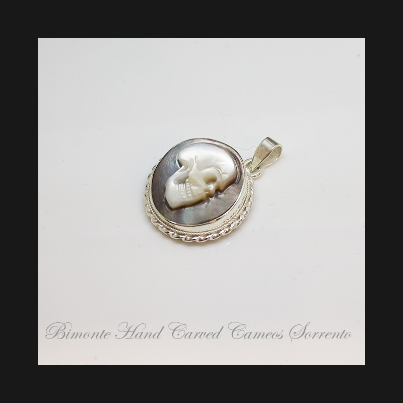 "Memento Mori"Cameo Pendant