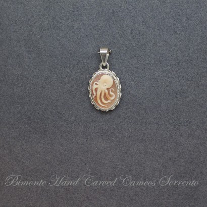 "Octopus" Cameo Pendant