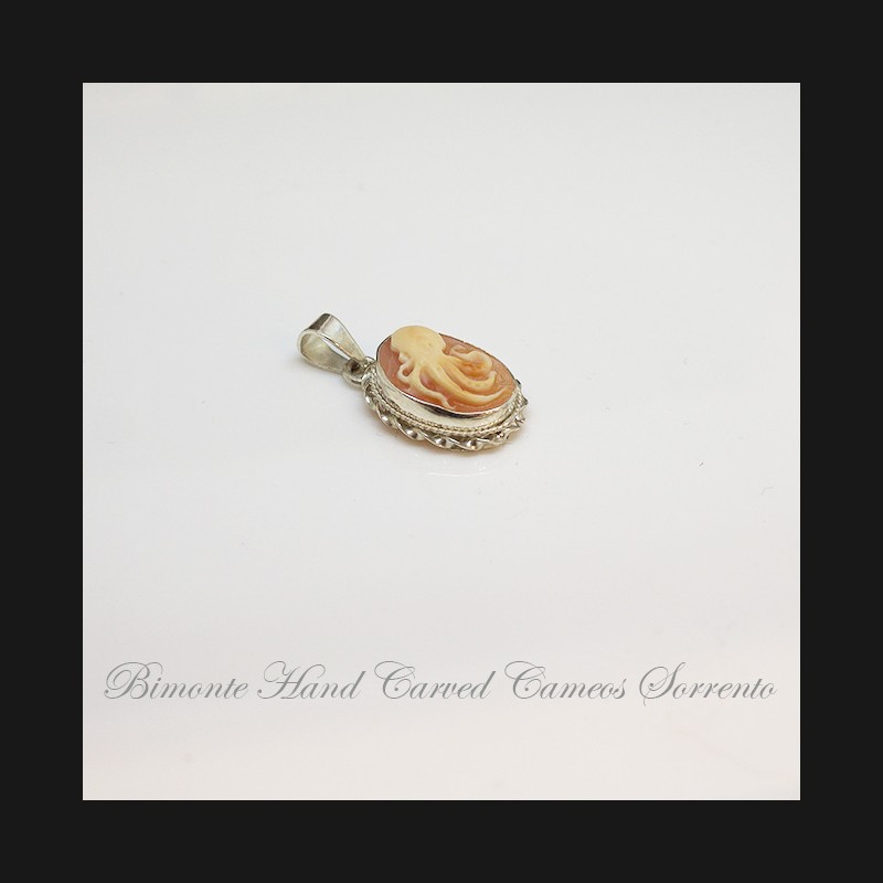 "Octopus" Cameo Pendant