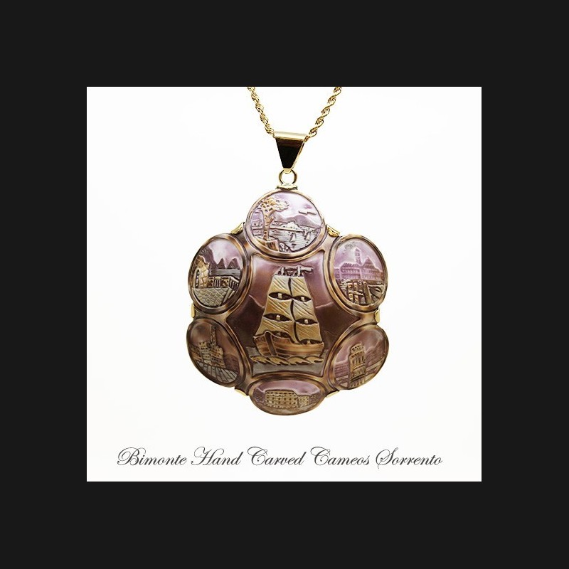 "Tour of Italy" Cameo Necklace