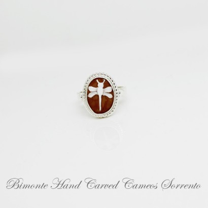 ''Dragonfly'' Cameo Ring