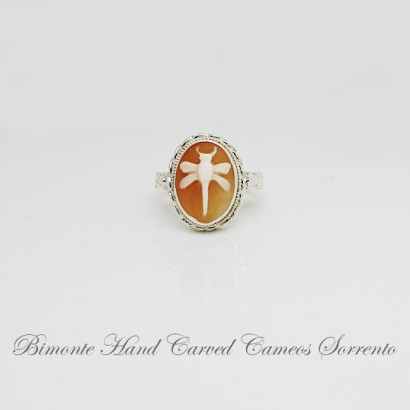 ''Dragonfly'' Cameo Ring