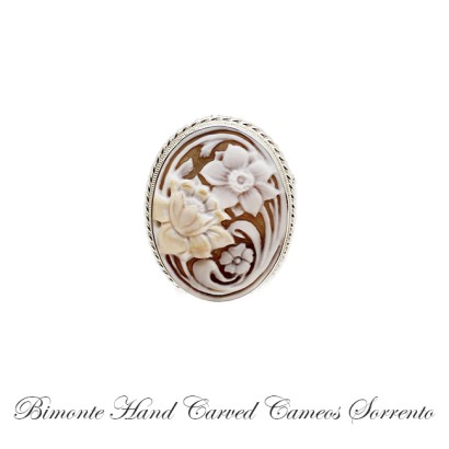 "Bei Fiori" Cameo Brooch And Pendant