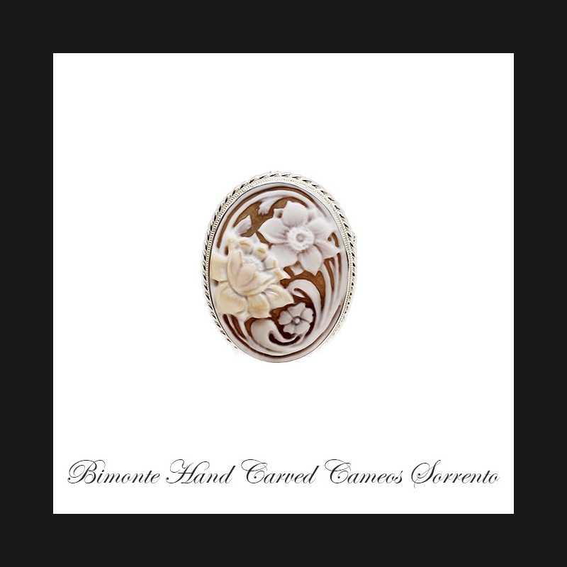 "Bei Fiori" Cameo Brooch And Pendant
