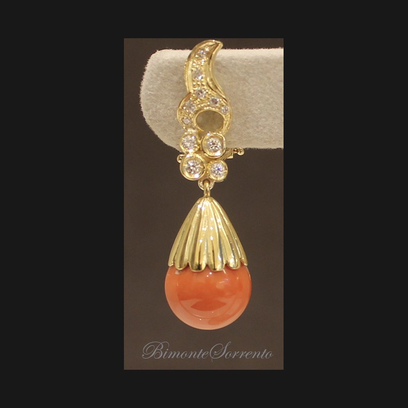 "Palletta Regina" Coral Earrings