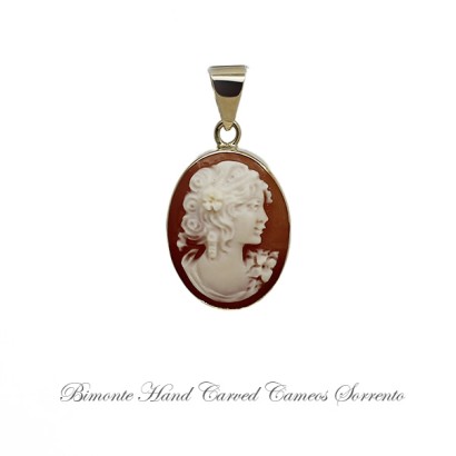 "Bella" Cameo Pendant