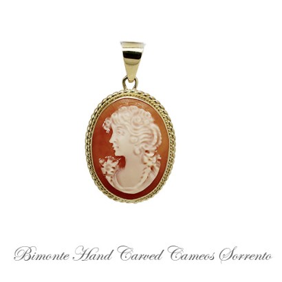 "Bella" Cameo Pendant