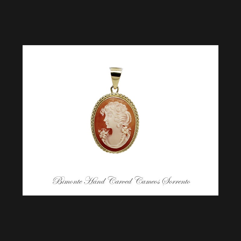 "Bella" Cameo Pendant