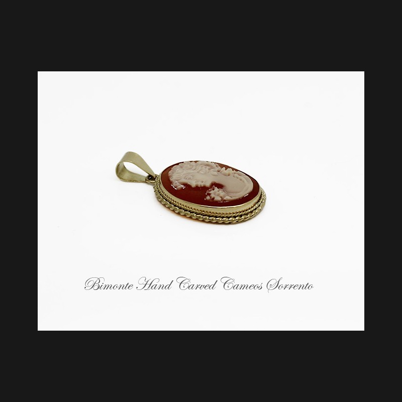 "Bella" Cameo Pendant