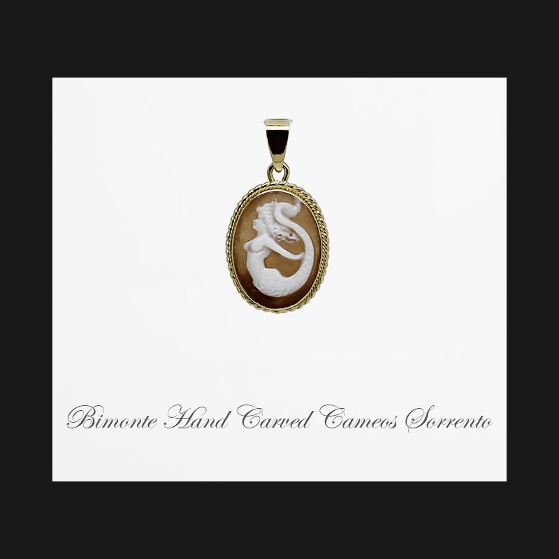 "Siren of Sorrento" Cameo Pendant