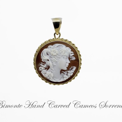 "Bella" Cameo Pendant