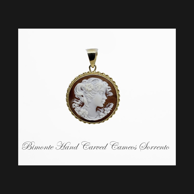 "Bella" Cameo Pendant