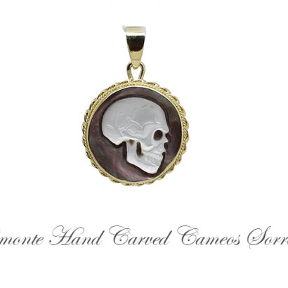 "Memento Mori" Cameo Pendant