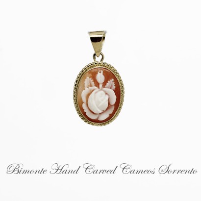 "Rose" Cameo Pendant