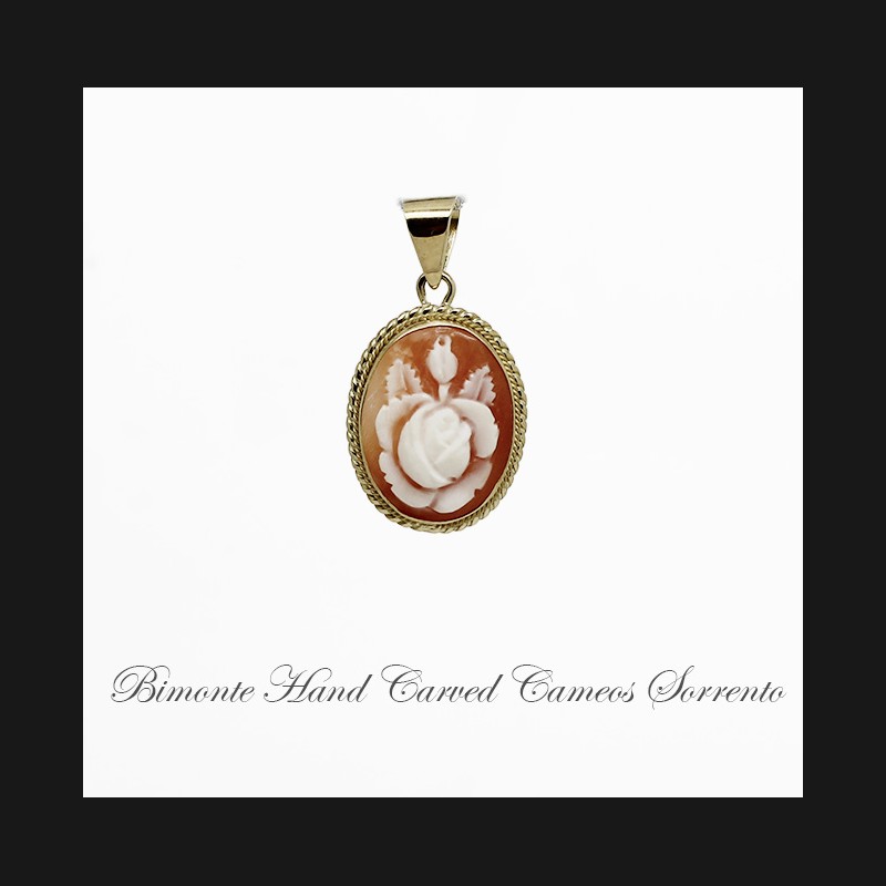 "Rose" Cameo Pendant