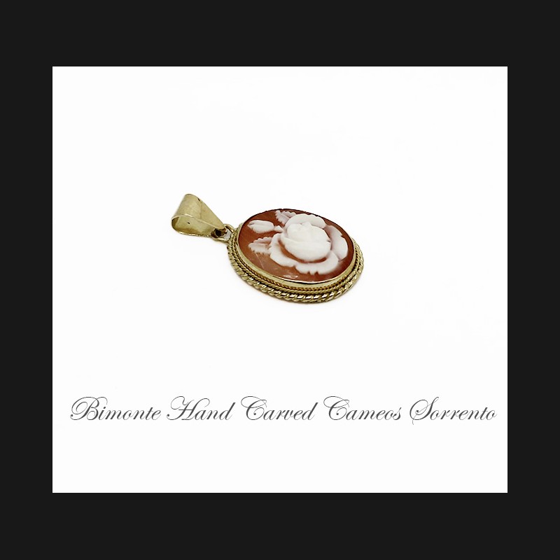 "Rose" Cameo Pendant
