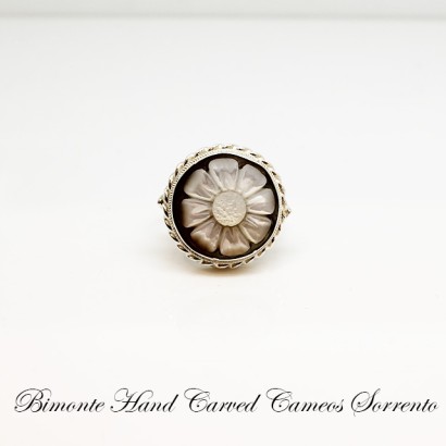 "Flower of Joy" Cameo Ring