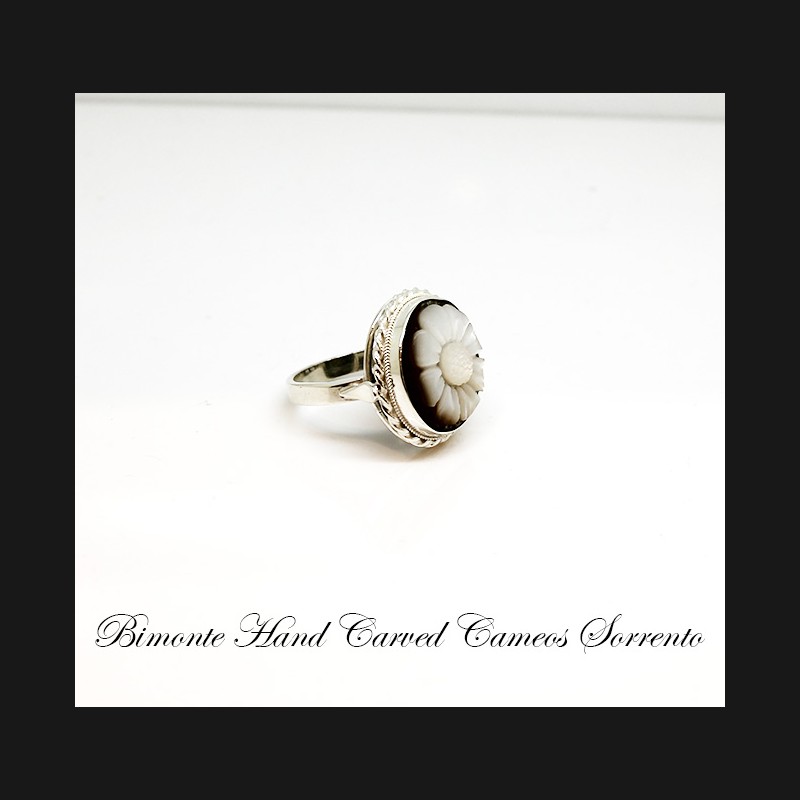 "Flower of Joy" Cameo Ring