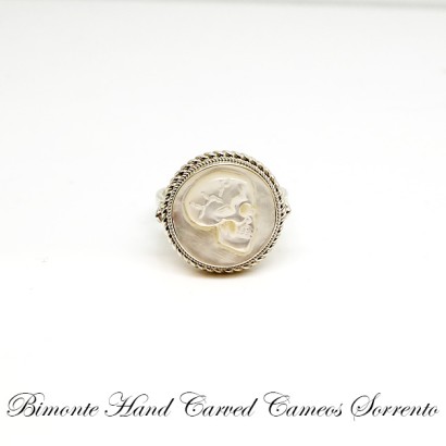 "Hidden Memento Mori"Cameo Ring