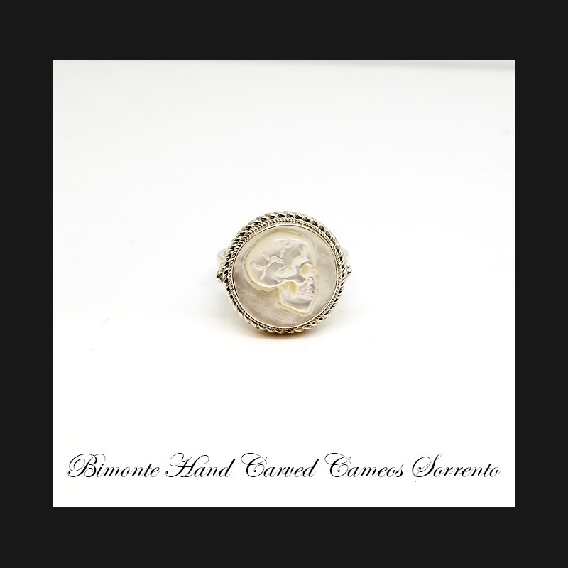 "Hidden Memento Mori"Cameo Ring