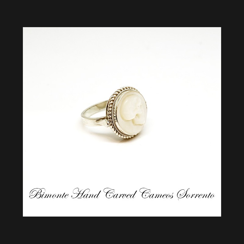 "Hidden Memento Mori"Cameo Ring
